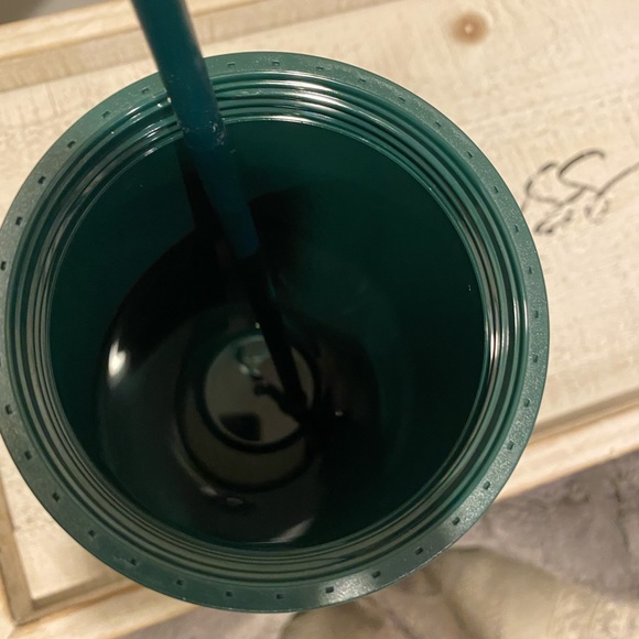Starbucks Matte Green Soft-Touch Studded Cold Cup - 24 fl oz - Picture 4 of 4